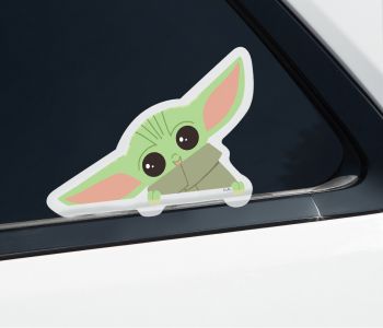 Decal of the character Grogu from Star Wars - Baby Yoda